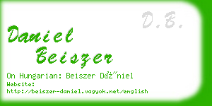 daniel beiszer business card